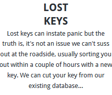Lost Keys Wakefield
